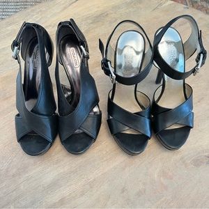 Coach and Michael Kors Heel Bundle